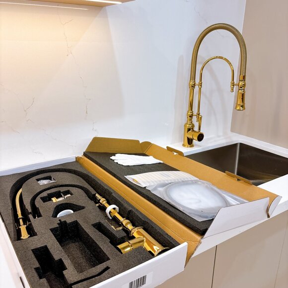 BRAND NEW GOLD FAUCET - Picture 1 of 5